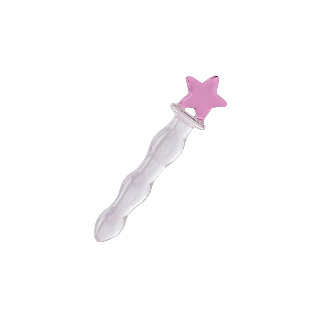 DILDO EN VIDRIO ESTRELLA