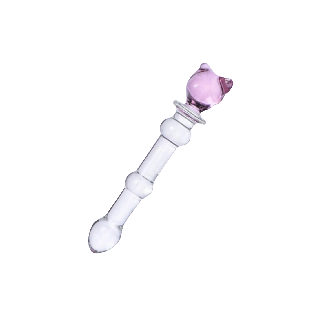 DILDO EN VIDRIO GATO